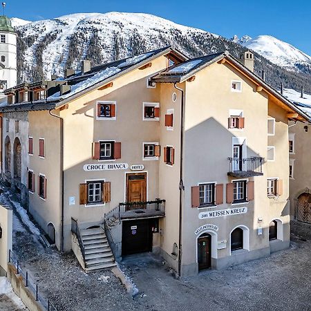 Weisses Kreuz - Crusch Alva Bed and Breakfast Samedan Exteriör bild